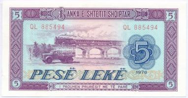 Albánia 1976. 5L T:XF Albania 1976. 5 Leke C:XF Krause P#42