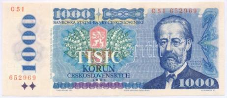 Csehszlovákia 1985. 1000K T:F szép papír Czechoslovakia 1985. 1000 Korun C:F fine paper Krause P#98