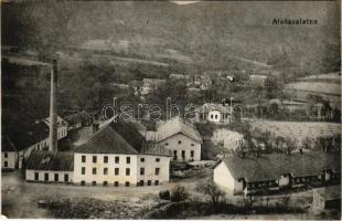 1913 Alsószalatna, Slatinka nad Bebravou; fűrésztelep / forest industry, sawmill (fl)