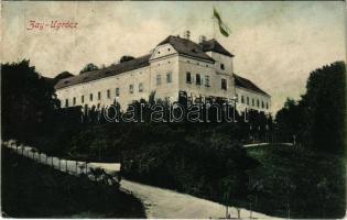 1909 Zayugróc, Ugrócváralja, Uhrovec; Zay kastély. A levél címzettje Thallóczy Lajos történész (1857-1916), a bécsi Hofkammerarchiv igazgatója. H. S. M. 2530. / castle (Rb)