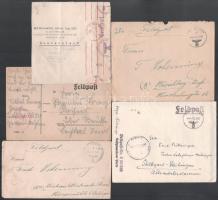 5 db II. világháborús német küldemény