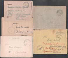 5 db II. világháborús küldemény