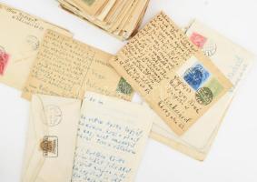 cca 1929-1940 Malonyay Elemér szekszárdi gimnáziumi igazgató levelezése, össz. 90 db