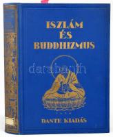 Szimonidesz Lajos: Primitív és kultúrvallások. Iszlám és buddhizmus. Bp., 1931, Dante, 1 (címkép) t.+ (2)+306+(14) p.+ 25 t. Harmadik kiadás. Szövegközti és egészoldalas fekete-fehér képekkel illusztrálva. Kiadói aranyozott egészvászon-kötés, jó állapotban, a belső kötéstáblán Vámszer Géza által tervezett ex libris-szel.