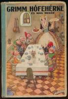 Grimm testvérek: Hófehérke és más mesék. Az ifjuság számára ford.: Szondy György. K. Sávely Dezső rajzaival. Bp., é.n. (cca 1930-1940), Dante, 94+(2) p. Negyedik kiadás. Szövegközti és egészoldalas illusztrációkkal. A borító Biczó András munkája. Kiadói illusztrált félvászon-kötés, kissé viseltes, kopottas borítóval és gerinccel.