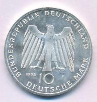Németország 1993F 10M Ag "1000 éves Potsdam" fóliatokban T:UNC,AU Germany 1993F 10 Mark Ag "1000th Anniversary - Potsdam" in foil packing C:UNC,AU Krause KM#180