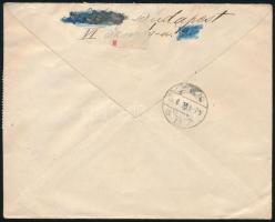 1920 Ajánlott levél Hadifogoly bélyegekkel Leipzigbe