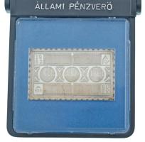 1982. "Naptár / Bartók, Világbajnokság, FAO" Ag bélyegérem, naptárérem ÁPV műanyag tokban (~4,75/0.835/22x37mm) T:PP