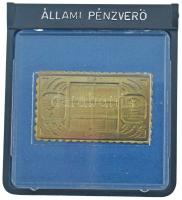 1983. "Naptár / Női Kézilabda VB" sárgaréz bélyegérem, naptárérem sérült ÁPV műanyag tokban (22x37mm) T:PP