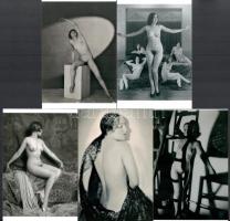"Modern nőkről, modern képek", 5 db modern nagyítás, jelzés nélkül, szolidan erotikus felv...