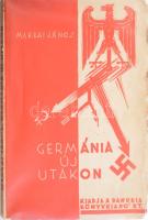 Makkai János: Germánia új utakon. Bp.-Pécs, Danubia. Kiadói papírkötés, kissé foltos, kopott borítóval, szakadozott borítószélekkel, sérült gerinccel.