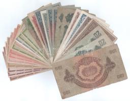 Vegyes 27db-os pengő bankjegy tétel T:F,VG