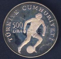 Törökország 1982. 500L Ag "Labdarúgó VB" T:exPP