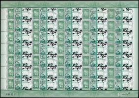 2012 100 éves a pécsi bélyeggyűjtők köre megszemélyesített belföldi teljes ív. Nagyon ritka!