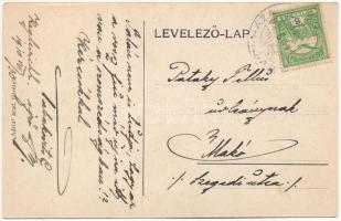 1910 Keglevichháza, Keglewitschhausen, Cheglevici; Kön. ung. Post, Röm. kath. Kirche, Schule, Gemein...