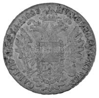 1823B Tallér Ag "I. Ferenc" Körmöcbánya (28,16g) T:XF,VF patina / Hungary 1823B Thaler Ag ...