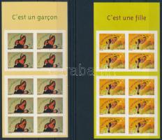Birthday stamps 2 pieces of stamp booklet, Születésnapi bélyegek 2 db bélyegfüzet