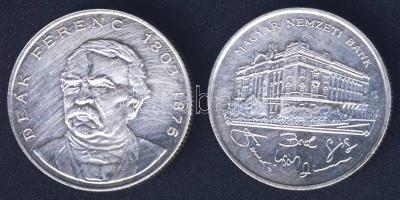 1993-94. 200Ft Ag "MNB" + "Deák" T:2,2/3 k. ph.