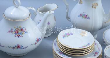 Ilmenau mintás hiányos mokkás készlet. (CSAK SZEMÉLYES ÁTVÉTEL)