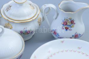 Ilmenau mintás hiányos mokkás készlet. (CSAK SZEMÉLYES ÁTVÉTEL)