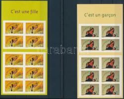 Birthday stamps 2 pieces of stamp booklet, Születésnapi bélyegek 2 db bélyegfüzet