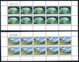 Europa CEPT Forests pair of mini sheet, Europa CEPT Erdők kisívpár