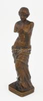 Milói Vénusz bronz szobor, jelzés nélkül 13 cm