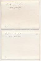 1928 Siófok - 2 db RÉGI fotólap: cserkésztábor. photo (non PC)