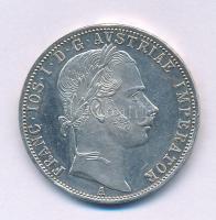 Ausztria 1861A 1Fl Ag "Ferenc József" T:AU patina Austria 1861A 1 Florin Ag "Franz Jo...