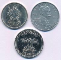 Amerikai Egyesült Államok 3db-os vegyes játékpénz / játéktermi zseton tétel, közte 1999. "Scandia Family Fun Center" Cu-Ni viking zseton (22mm) + DN "25 Mazuma - Admiral Dewey" Al játékpénz (25mm), stb. T:XF-VF USA 3pcs mixed lot of amusement tokens / game machine- and arcade tokens, including 1999. "Scandia Family Fun Center" Cu-Ni viking jeton (22mm) + DN "25 Mazuma - Admiral Dewey" Al play money (25mm), stb. C:XF-VF