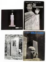 4 db Schaár Erzsébet szobrászművésszel kapcsolatos kiadvány: Beke László: Schaár Erzsébet. Pierre Emmanuel előszavával. Bp., 1973, Corvina. Fekete-fehér fotókkal illusztrálva. Magyar és francia nyelven. Kiadói egészvászon-kötés, kissé viseltes, a borítóra ráfóliázott papír védőborítóval, volt könyvtári példány. Megjelent 3000 példányban. + Schaár Erzsébet - Pilinszky János: Tér és kapcsolat. Bp., 1975, Magvető. Kiadói kartonált papírkötés, kissé sérült kiadói papír védőborítóban. + Az István király Múzeum Schaár Erzsébet gyűjteménye. Az István király Múzeum Közleményei D. sorozat 136. szám. Székesfehérvár, 1980, István király Múzeum. Kiadói papírkötés. + Schaár Erzsébet. (Kiállítási katalógus). Szerk.: Halas István. Bp., 2003, N&amp;n galéria. Kiadói papírkötés.