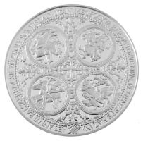 Bognár György (1944-) 1996. "Millecentenárium" kétoldalas jelzett Ag emlékérem, kapszulába...