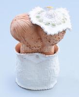 Illár Erzsébet (1940-): Szerelmespár. Jelzett, m: 16 cm