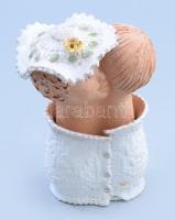 Illár Erzsébet (1940-): Szerelmespár. Jelzett, m: 16 cm