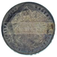 1869KB 1Ft Ag "Ferenc József / Angyalos címer" Körmöcbánya T:XF patina / Hungary 1869KB 1 ...