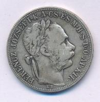 1889KB 1Ft Ag "Ferenc József / Barokk címer" T:VF patina
Adamo M15