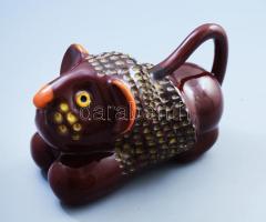 Kovács Gyula (1945-2004): Mese oroszlán. Jelzés nélkül, kis mázhibával, 25x15 cm