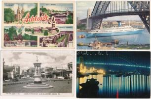 AUSZTRÁLIA - 42 db MODERN város képeslap / 42 modern Australian town postcards