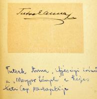 cca 1934-1937 Aláírásgyűjtemény, összesen 18 aláírással, nagyrészt sportolók (köztük több olimpikon,...