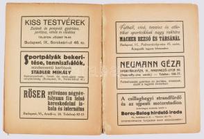 Benedek Aladár: "Futballbiró a mellényzsebben." A szerző által DEDIKÁLT példány. Bp., 1925...