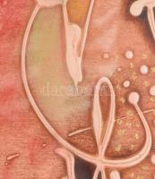 Kardos János (1946-2018): Tavaszi hangulat. Akril, olaj, karton, vegyes technika balra lent, 70x100 ...