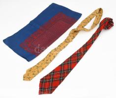 2 darab angol nyakkendő + egy nyaksál