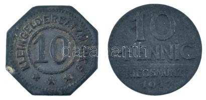 Német Birodalom / Überlingen 1917. 10pf Zn + Sömmerda (Dreyse &amp; Collenbusch) DN(~1917) 10pf Zn szükségpénz T:VF, kis oxidáció German Empire / Überlingen 1917. 10 Pfennigs Zn + Sömmerda (Dreyse &amp; Collenbusch) ND(~1917) 10 Pfennigs Zn necessity money (notgeld) C:VF, small oxidation