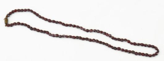 Gránátköves nyaklánc 44 cm