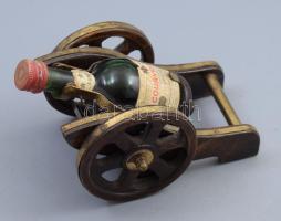 Courvoisier Cognac mini ital, ágyú alakú tartóban, bontatlan