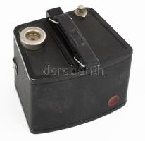 Kodak Brownie Target Six-16 fényképezőgép, kis kopásokkal bőr tokkal
