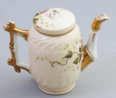 cca 1900 Franz Walter Karlsbad kiöntő, fogóhiánnyal, jelzett, m: 10 cm