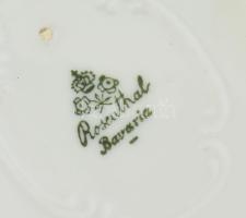 Rosenthal lepke. Kézzel festett, jelzett, fején apró lepattanás 10 cm