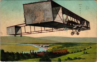 Voisin-féle repülőgép / airplane by Voisin (felületi sérülés / surface damage)