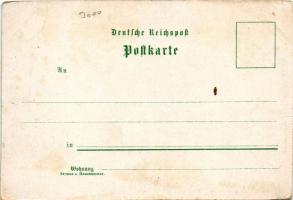 Königstein im Taunus, Falkenstein, Ruine, Kurhaus / general view, castle ruins, climatic spa. Kunstv...